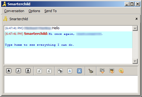 Smarterchild-chatbot